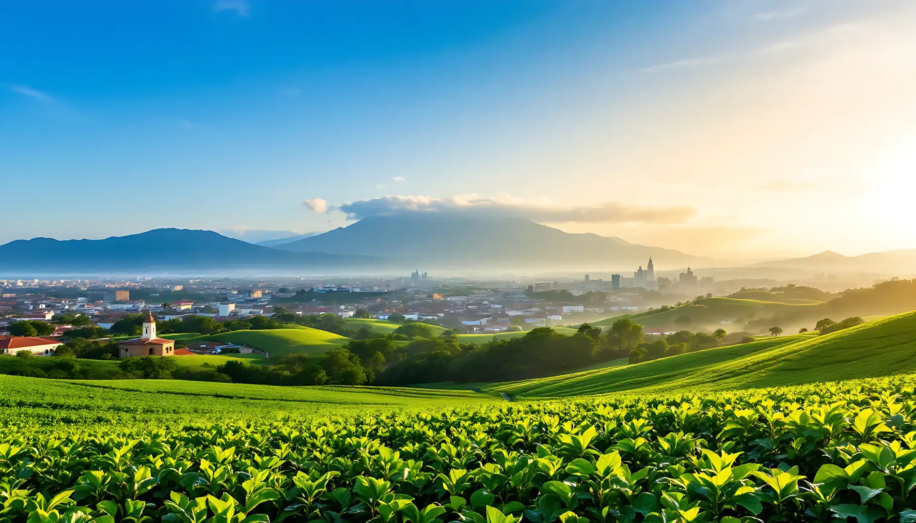 Los Caballeros tobacco field